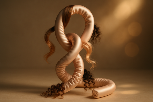 La imagen que describa el rizador de pelo desde el punto más artístico que refleje la imagen del rizador de pelo sin calor para todo tipo de cabellos. Hecha por el mejor fotógrafo que existe actualmente